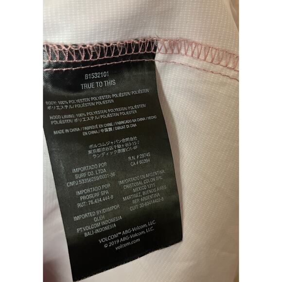 Volcom Water Resistant Windbreaker Rain Jacket True To This Women’s Sz Medium - Picture 6 of 7